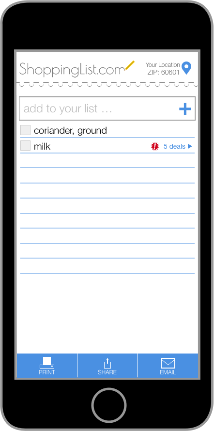 mobile site